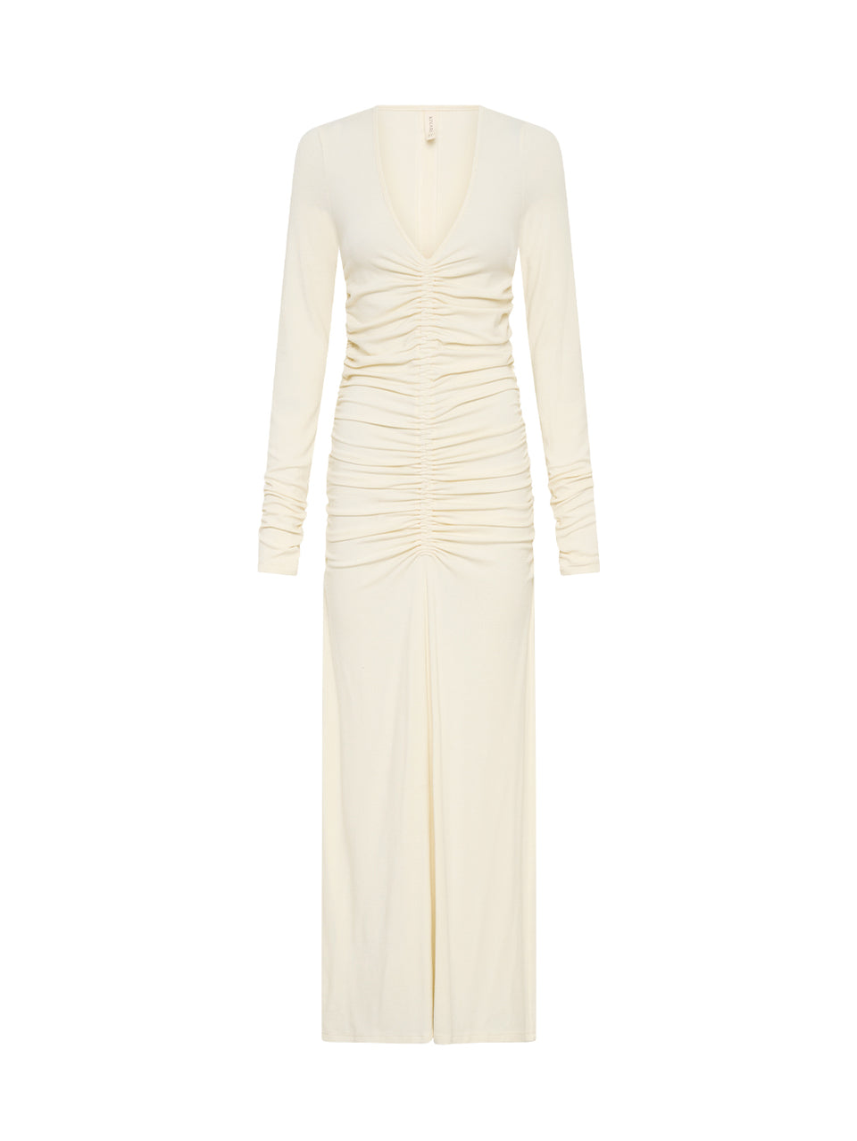 Amal Maxi Dress Cream KIVARI | Cream maxi dress