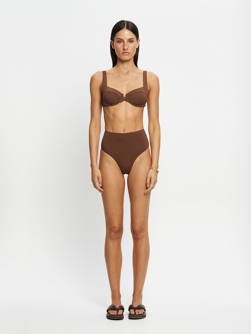 Ariella High Waist Bikini Bottom