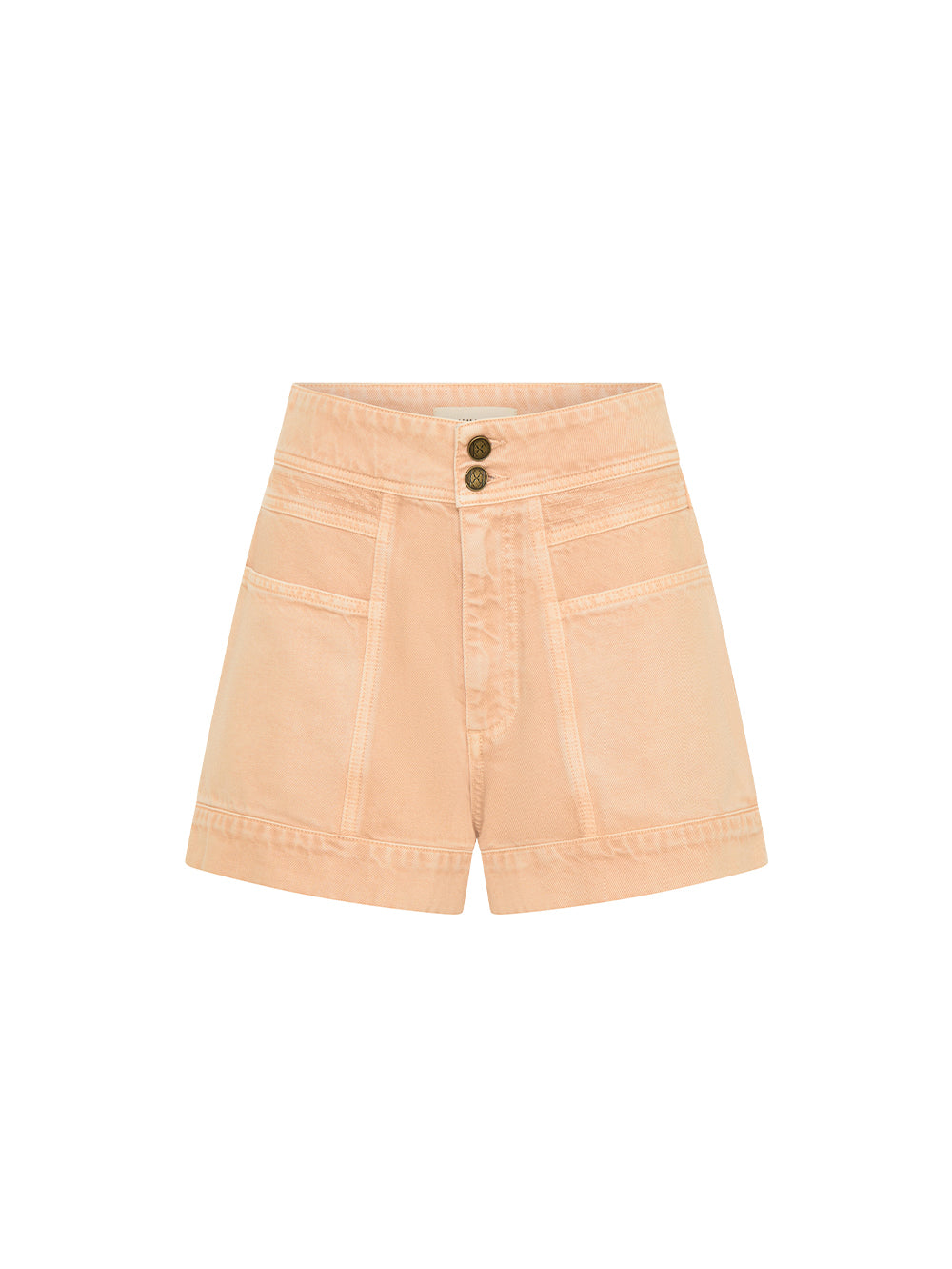 Cameron Denim Short - Peach