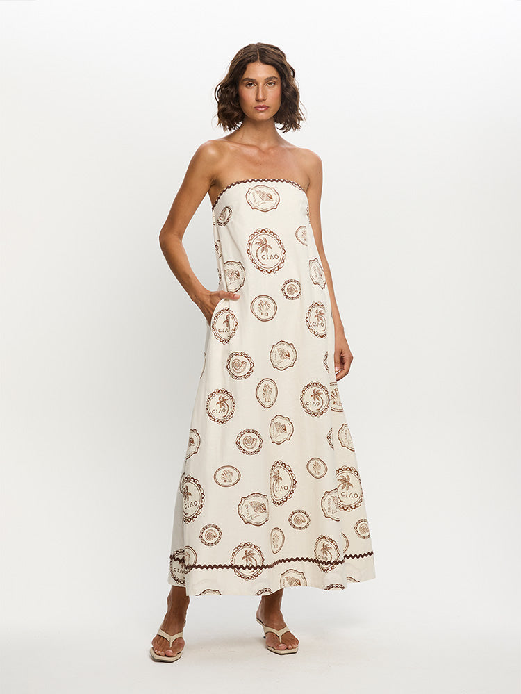 Ciao Strapless Maxi Dress Ciao Strapless Maxi Dress