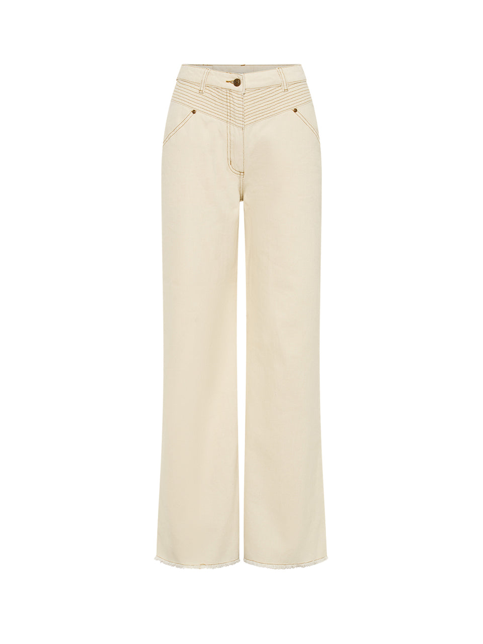 Elena Jean Cream KIVARI | Cream jean