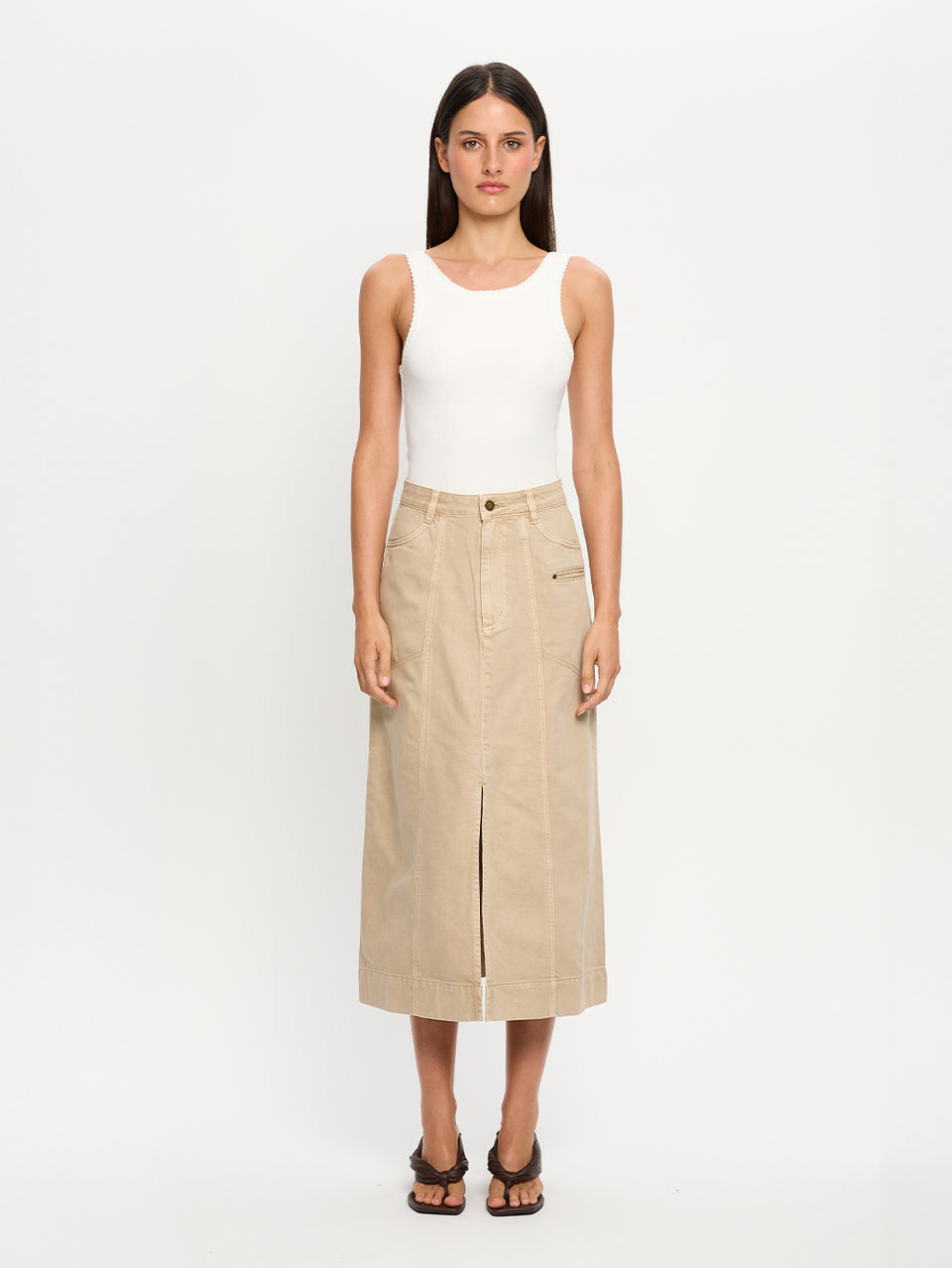 Evie-Denim-Midi-Skirt-Sand-01jpg