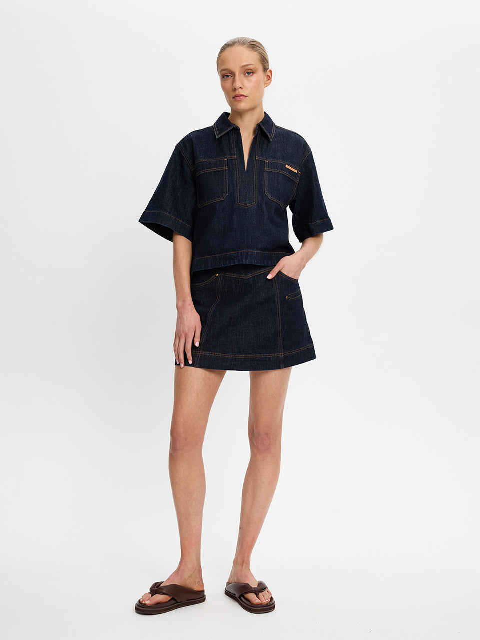 Immy Denim Mini Skirt