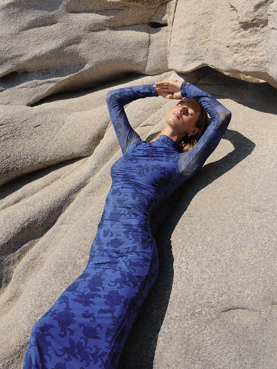 Jamie Mesh Maxi Dress