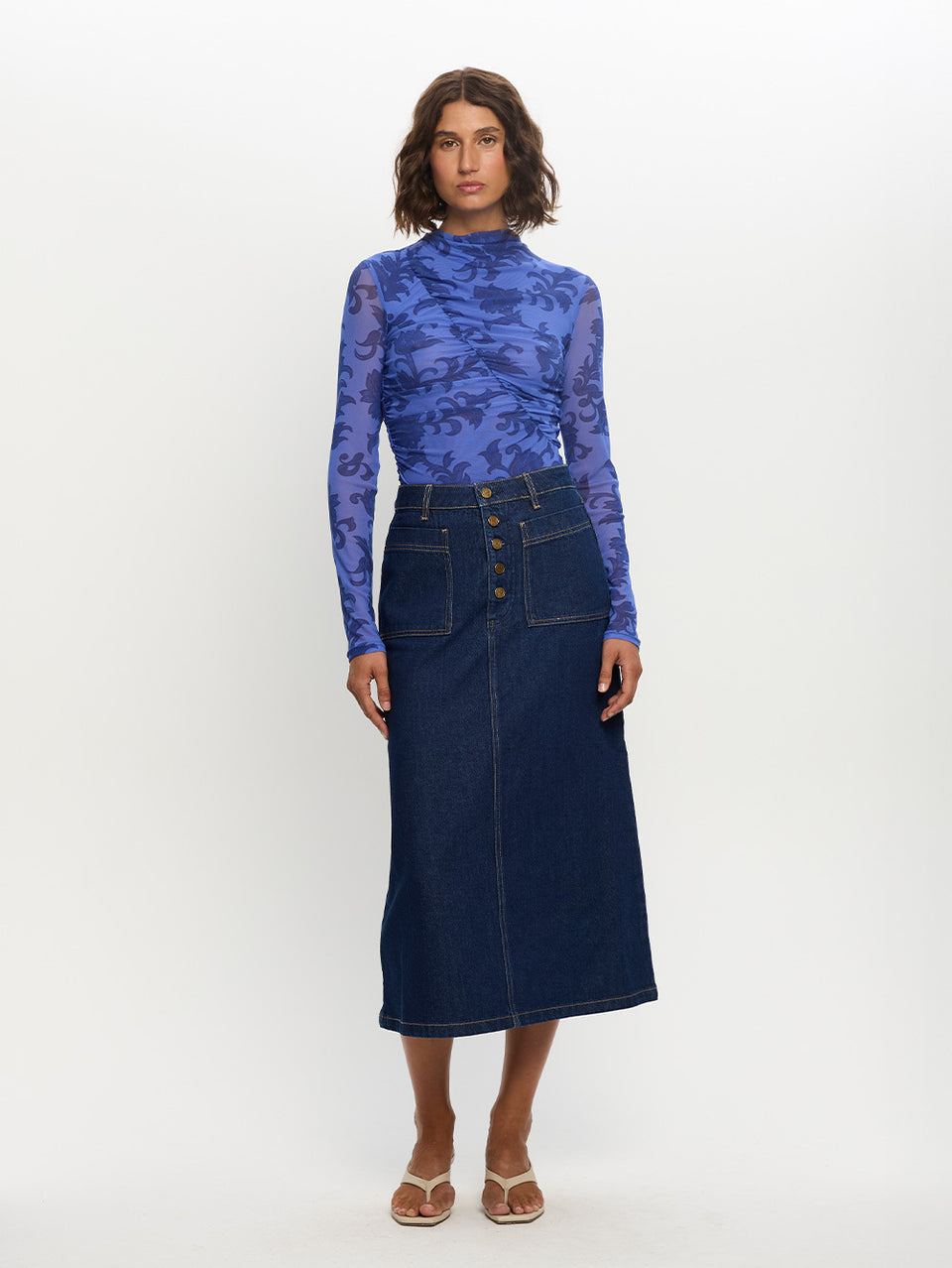 Jamie Mesh Top