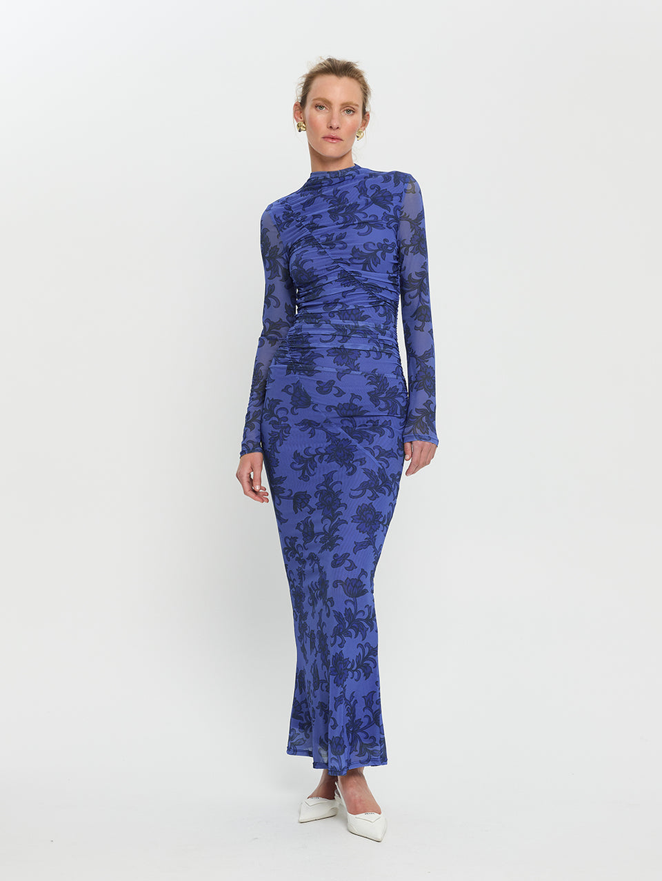 Jamie Mesh Maxi Dress