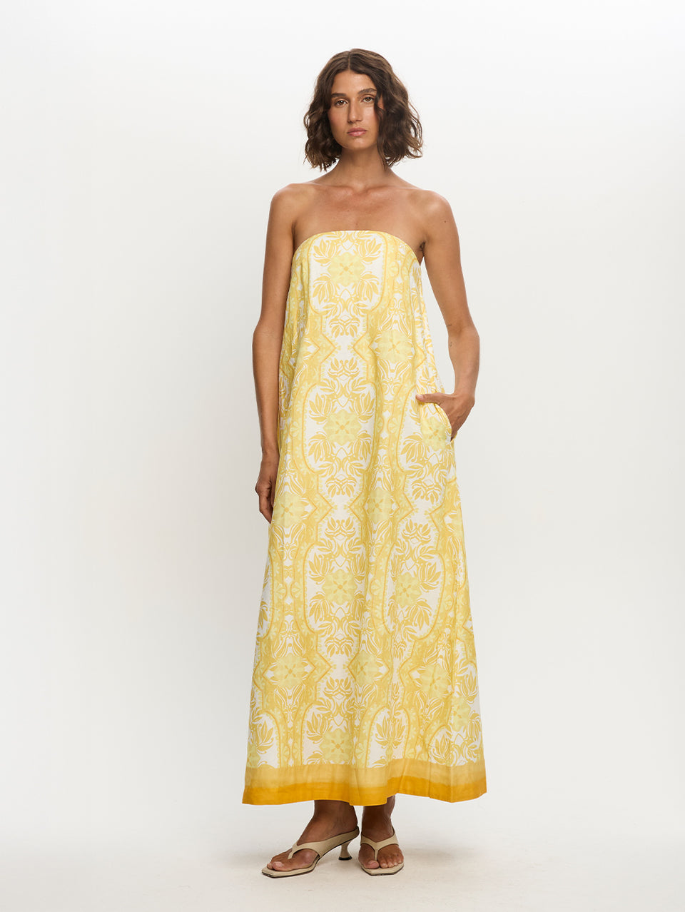 Madeline Strapless Maxi Dress