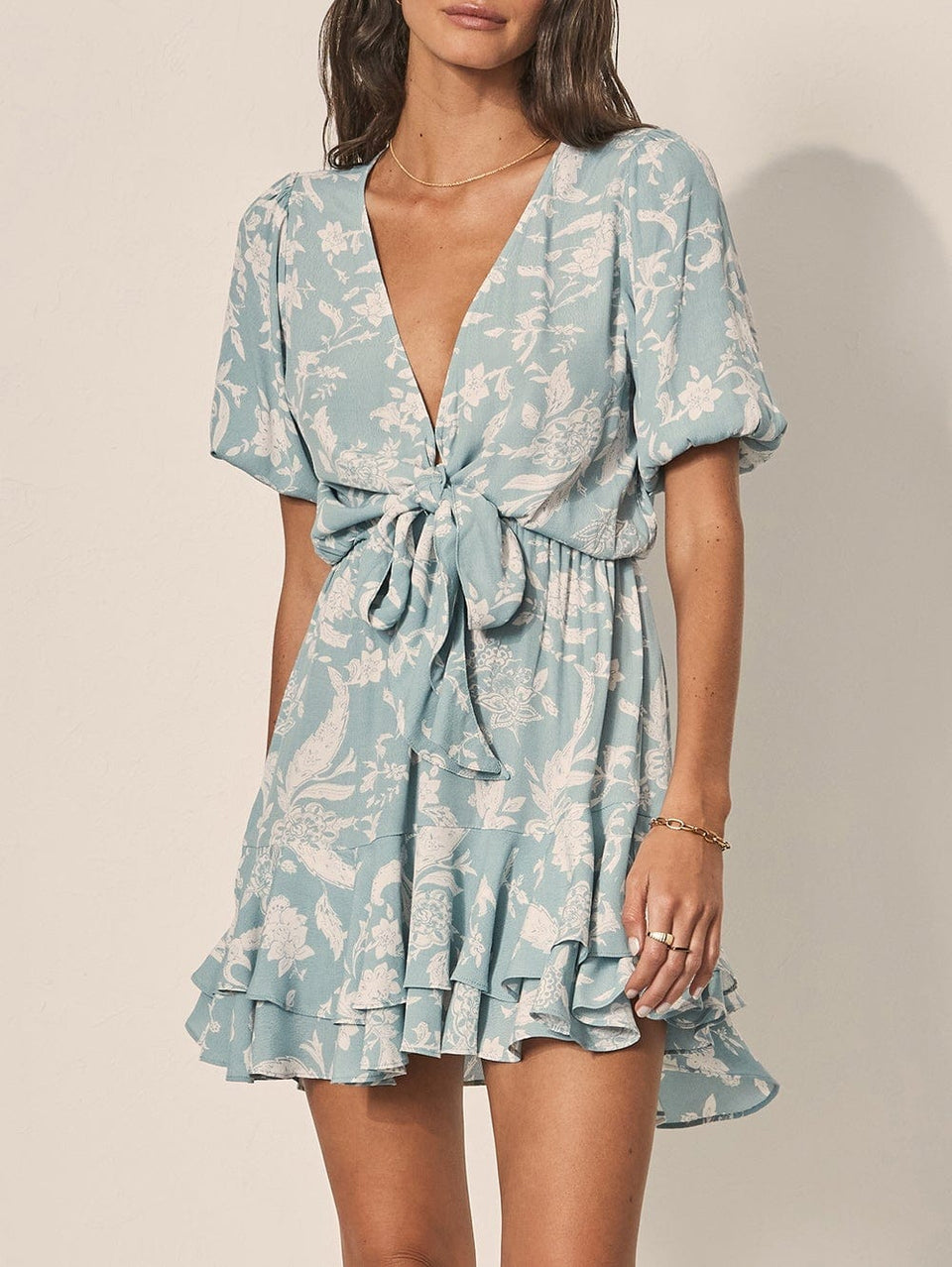 Mavi Tie Front Mini Dress Test