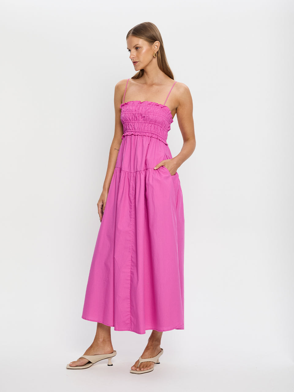 Oasis Maxi Dress - Magenta