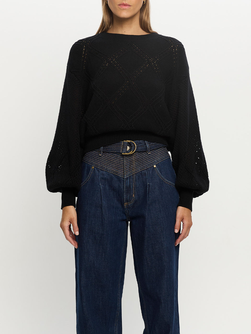 Samara Knit Top Black LTK LTF 05