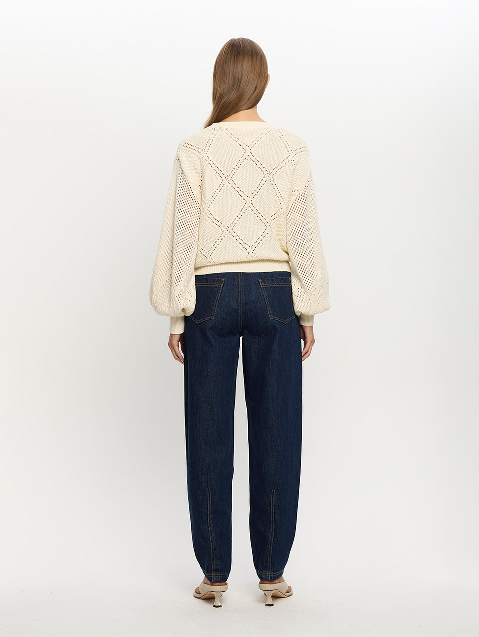 Samara Knit Top Cream Back 03