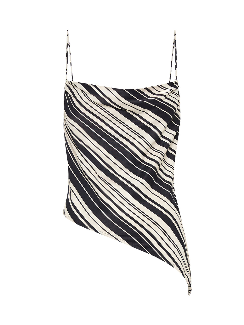 Sara Top KIVARI | Asymmetrical stripe top