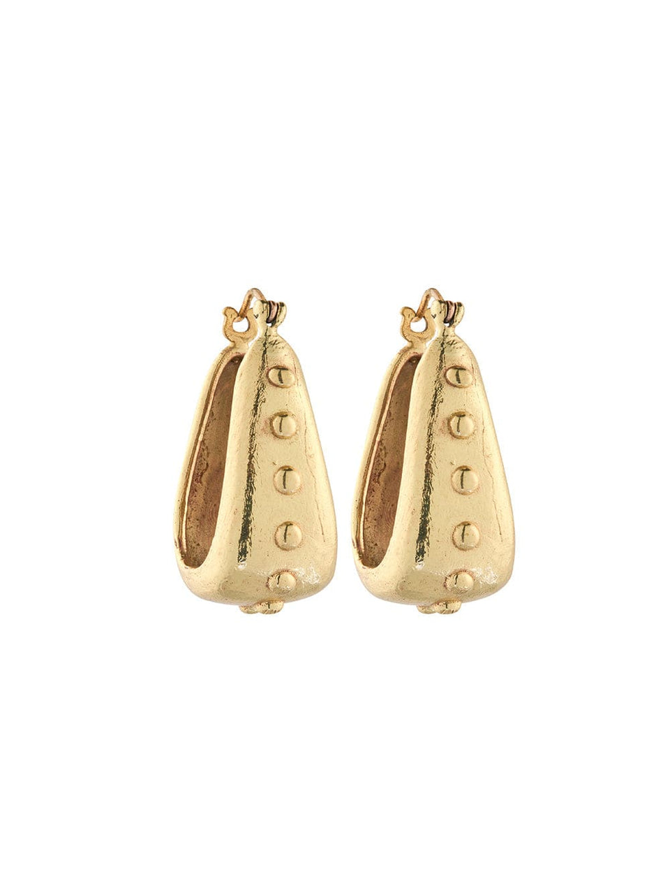 Solita Teardrop Earrings KIVARI | Gold hoops with droplets