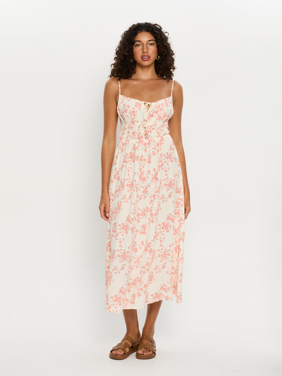 Zia Strappy Midi Dress