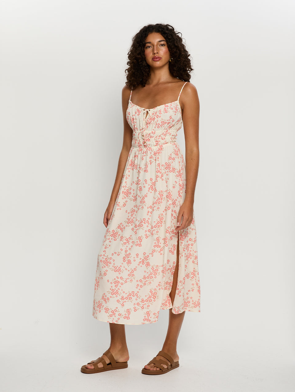 Zia Strappy Midi Dress