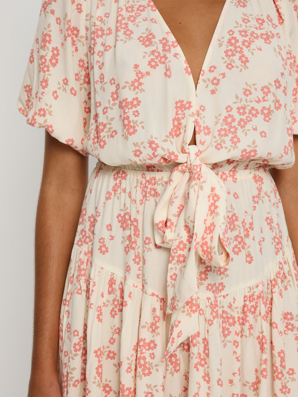 Zia Tie Front Mini Dress