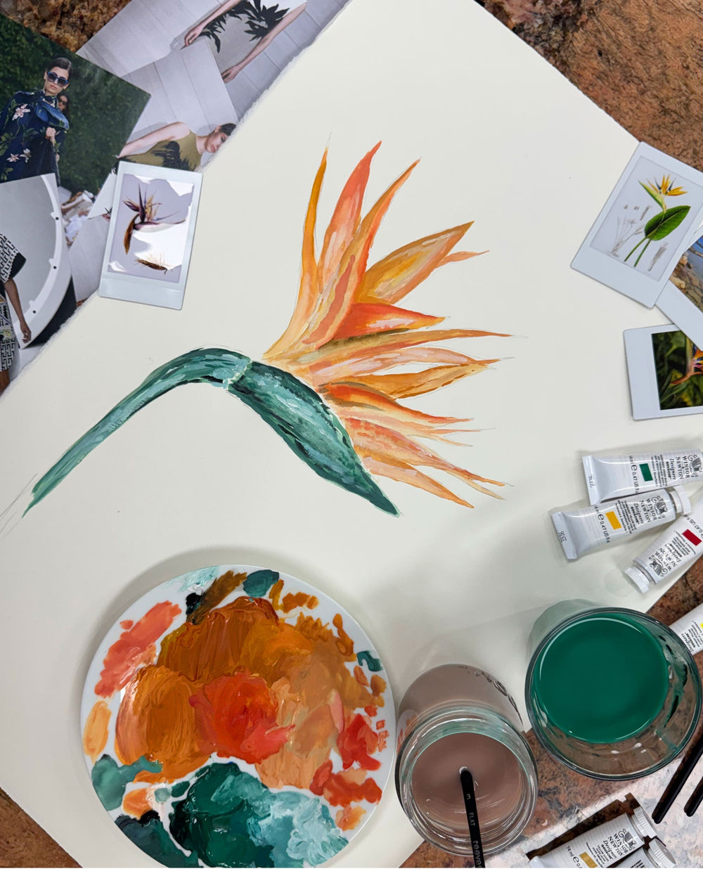 Behind The Brushstrokes: The Making Of Our Cassia Print