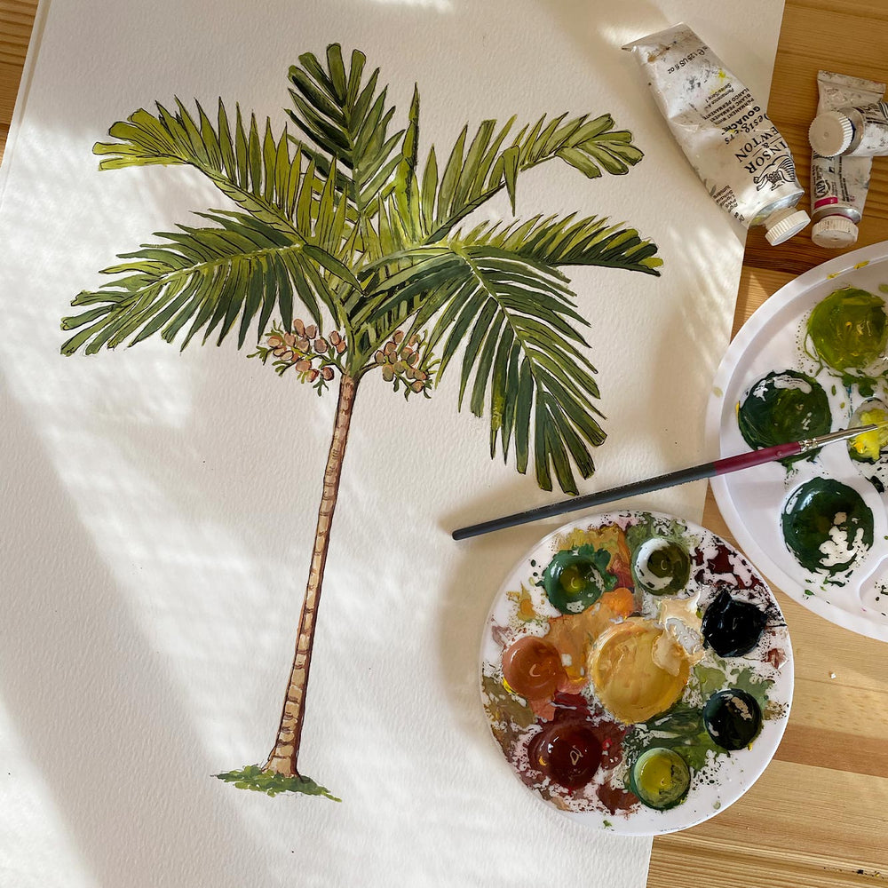 In Conversation with Hannah Buckle, Behind our Solana Palm Print