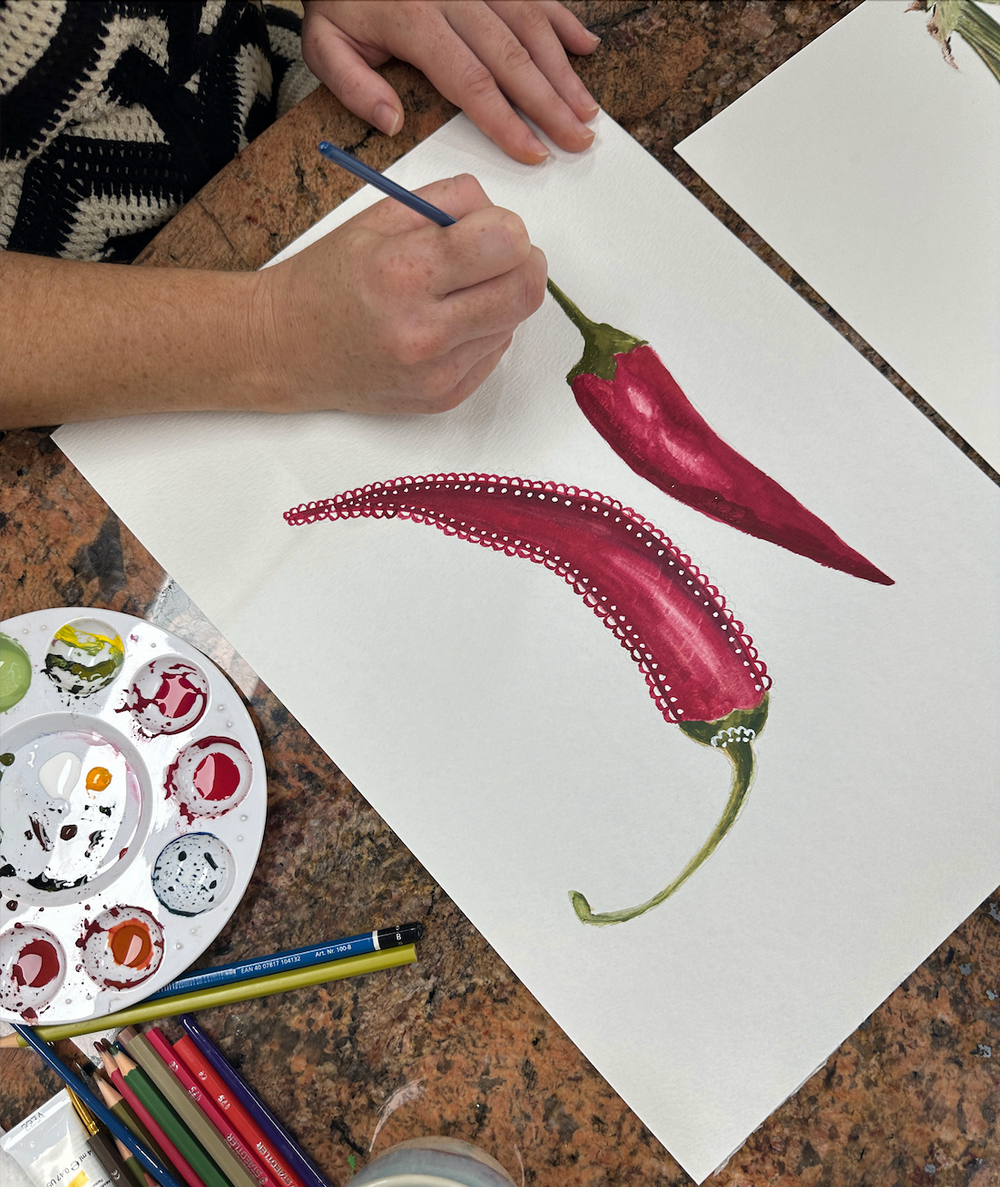 Behind The Brushstrokes: The Making Of Our Juanita Print