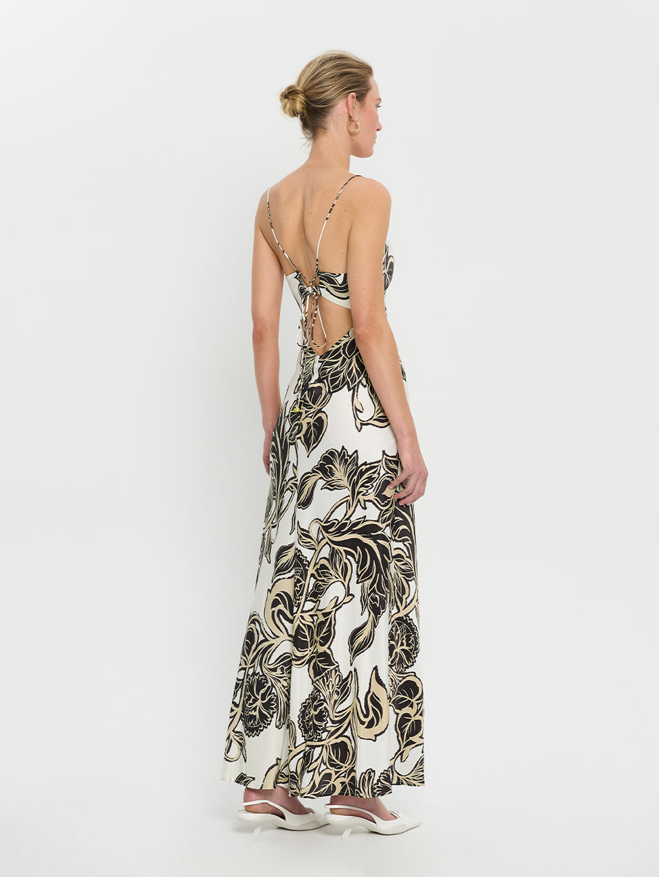 Alma Bias Maxi Dress