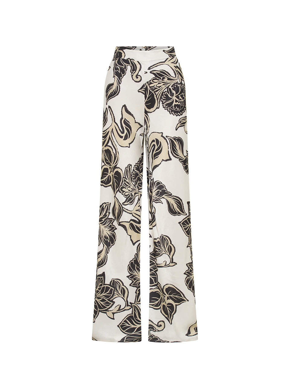 Alma Pant KIVARI | Black and white floral pant