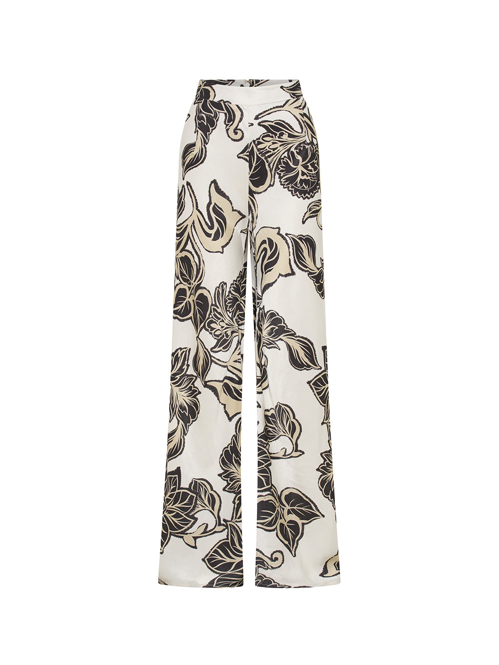 Alma Pant KIVARI | Black and white floral pant