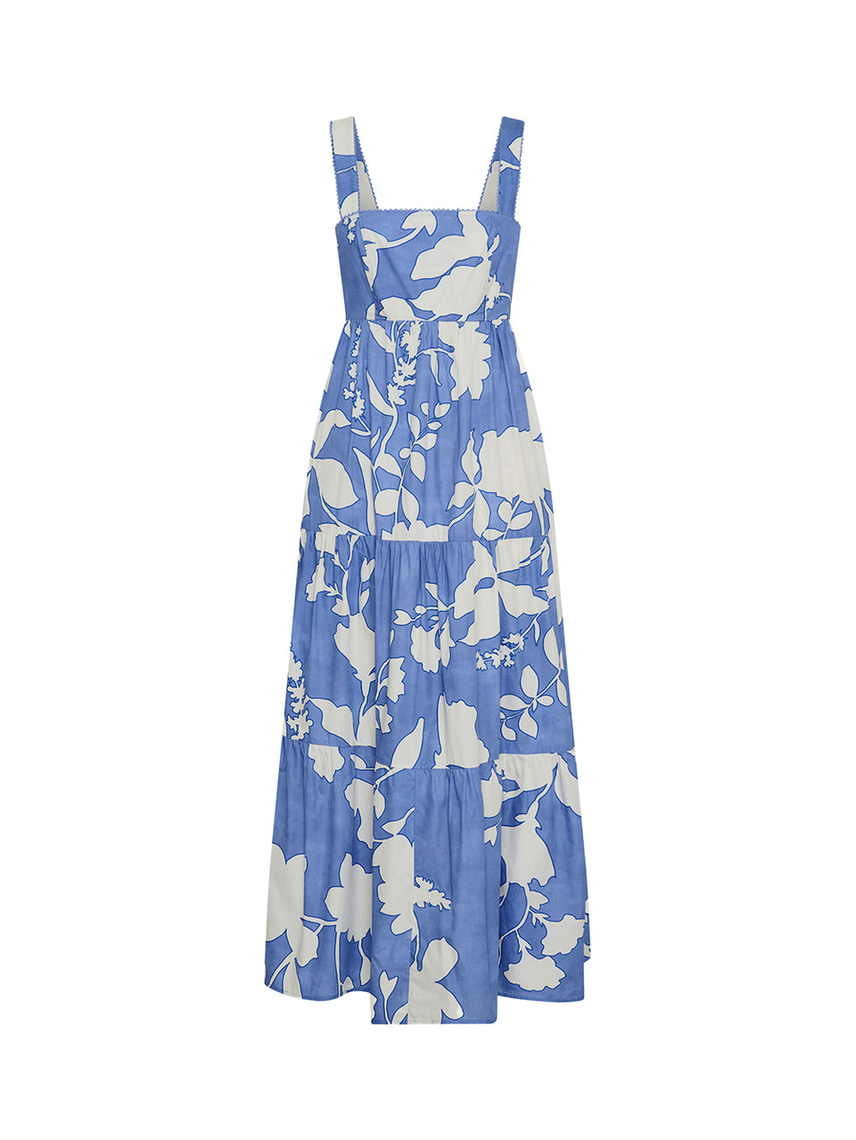 Amelie Maxi Dress | Blue Floral Strappy Maxi Dress - KIVARI KIVARI International Amelie Maxi Dress | Blue Floral Strappy Maxi Dress - KIVARI KIVARI International