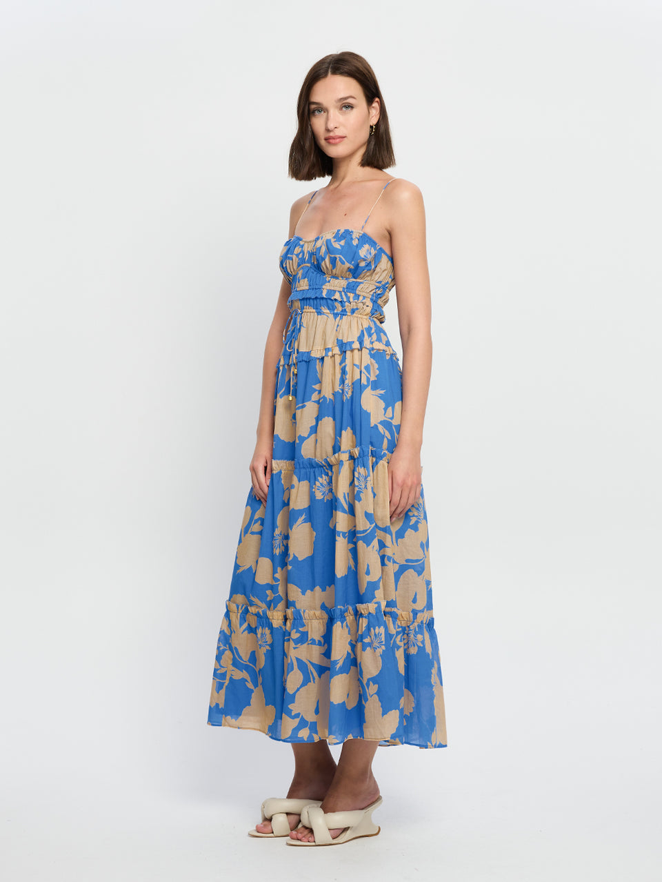 Aurora Strappy Midi Dress | KIVARI International Aurora Strappy Midi Dress | KIVARI International