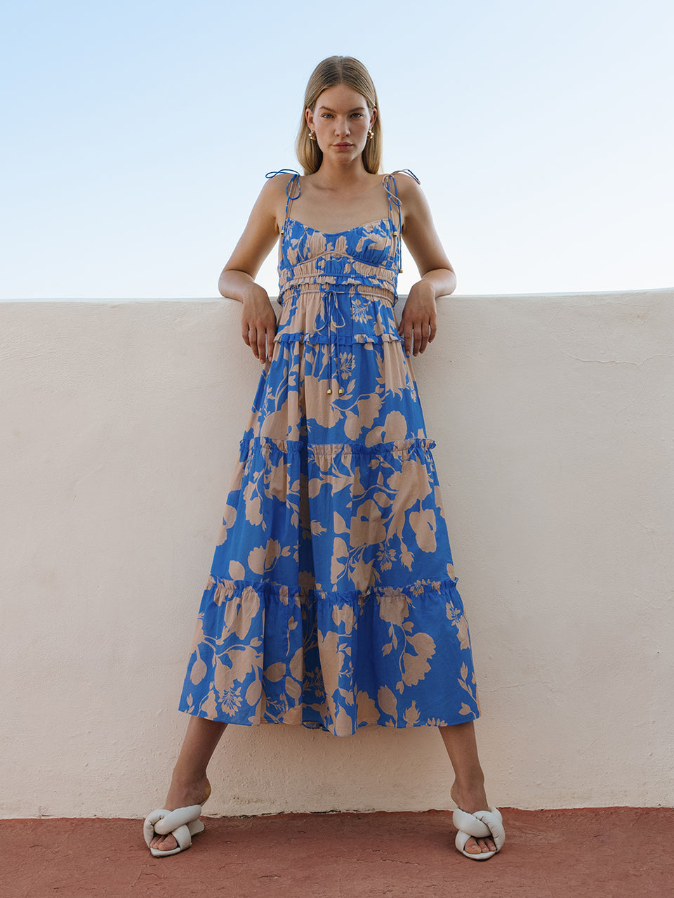 Aurora Strappy Midi Dress | KIVARI International Aurora Strappy Midi Dress | KIVARI International