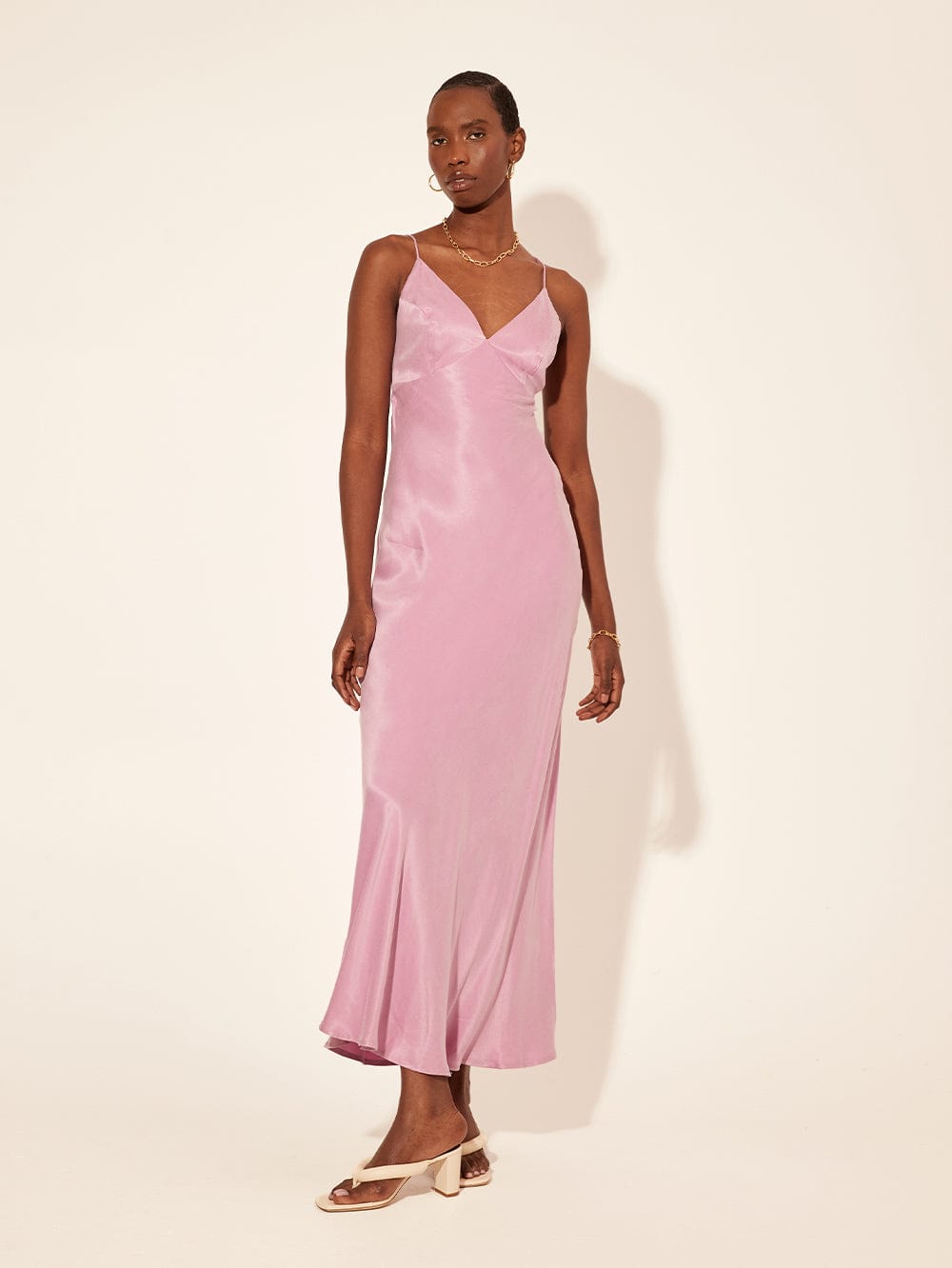 Bianca shop satin gown