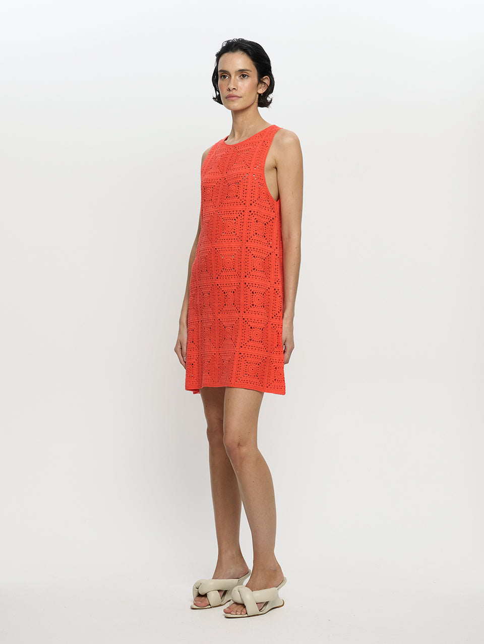 Brenna Crochet Mini Dress Brenna Crochet Mini Dress
