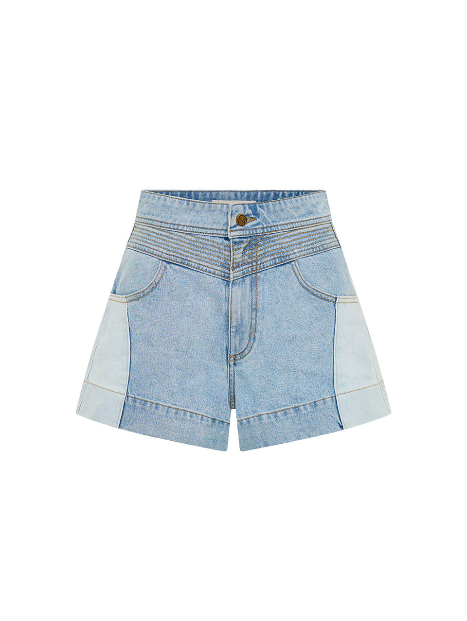 KIVARI Carla Denim Short Blue