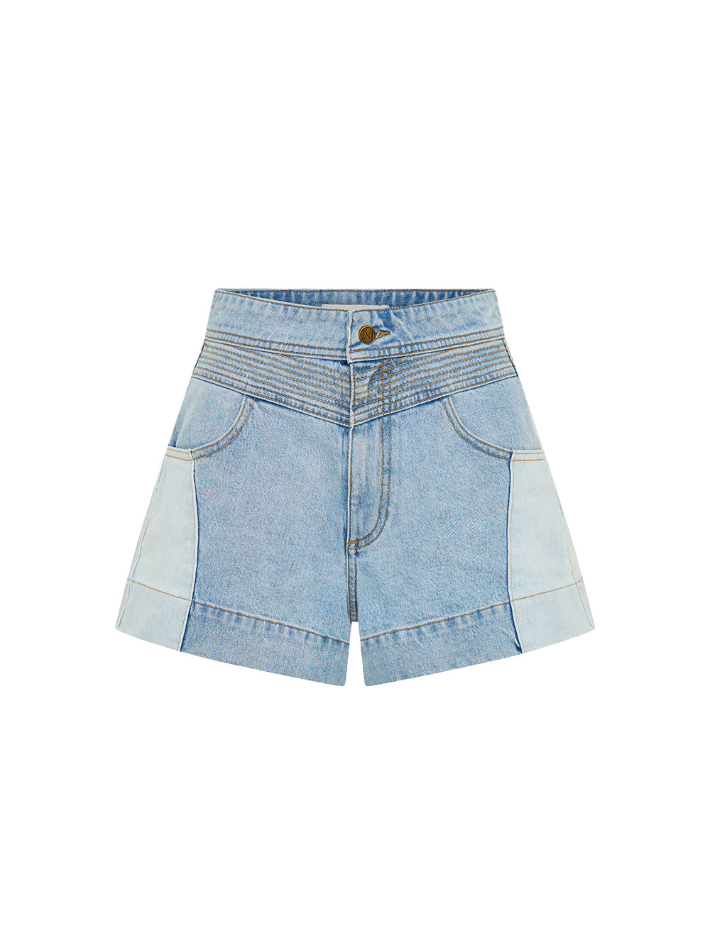 KIVARI Carla Denim Short Blue