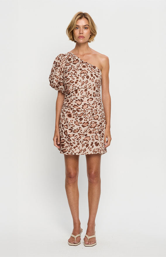 華やかエレガンス フローラル ワンショルダー ドレス by KIVARI Shop Women's Maxi, Midi & Mini Dresses | KIVARI International