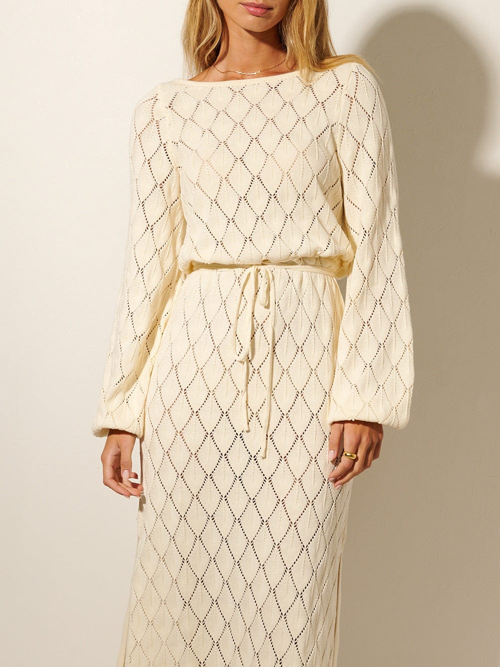 Claudia Knit Dress - Cream