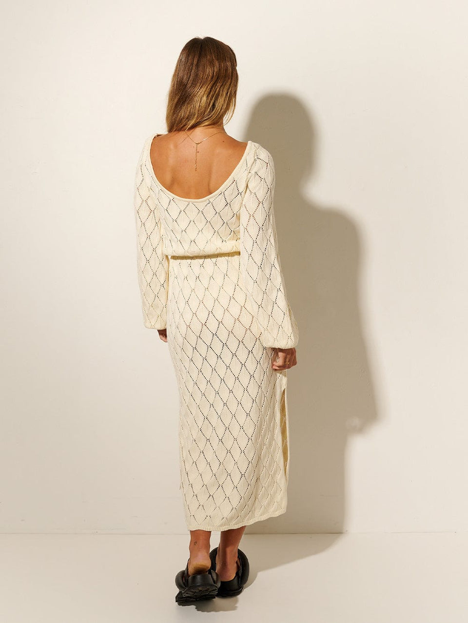 Claudia Knit Dress - Cream