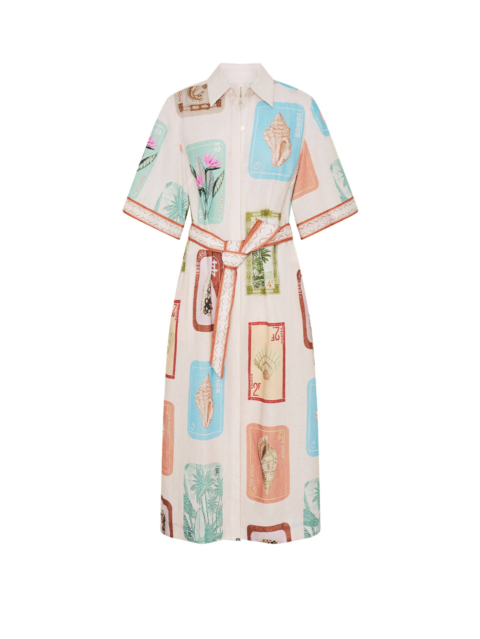 Coastline Shirt Midi Dress