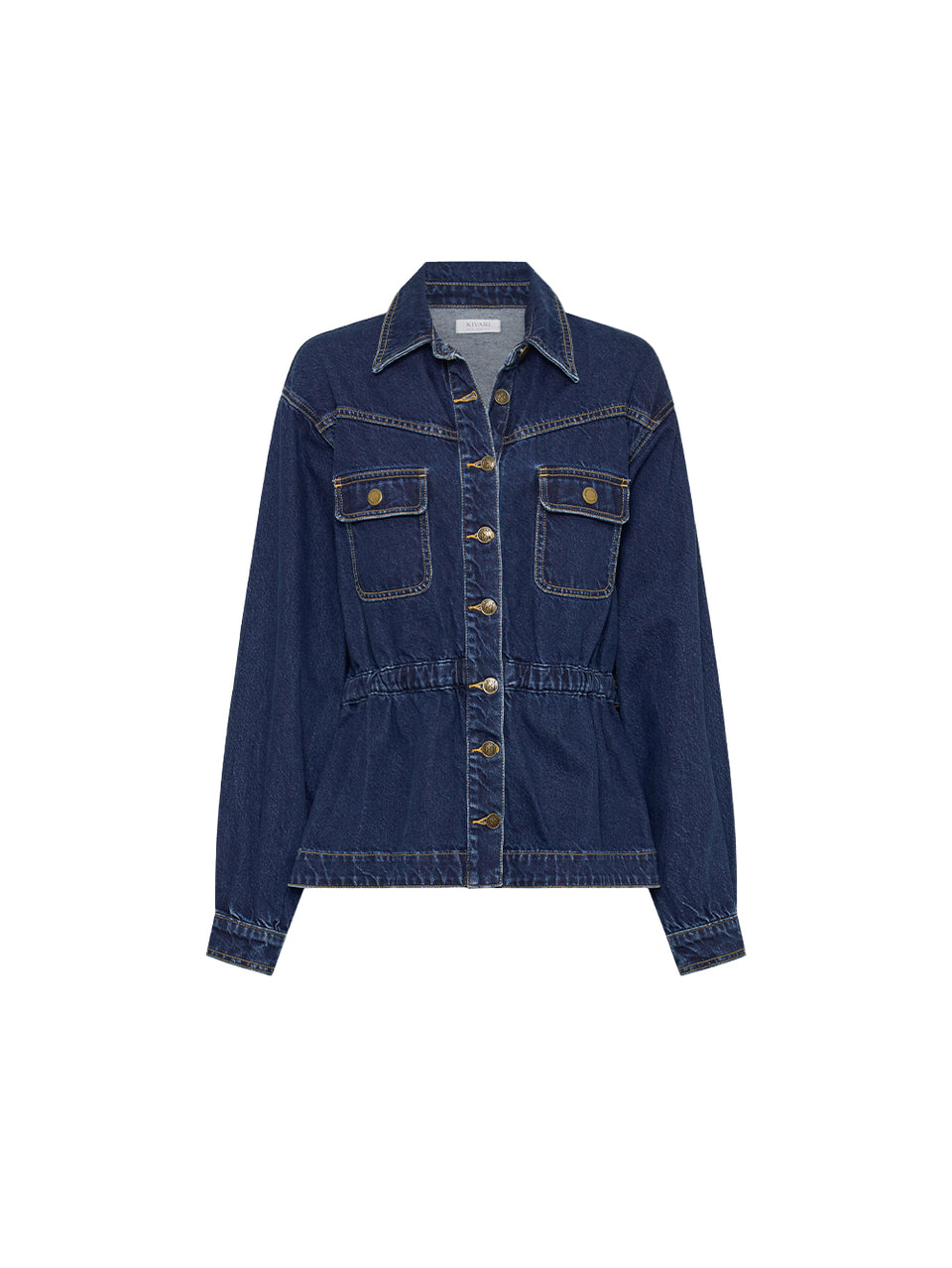 Dominique Jacket KIVARI | Dark denim jacket