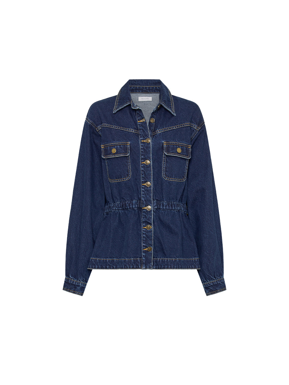 Dominique Jacket KIVARI | Dark denim jacket