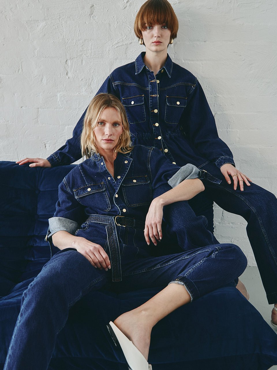 Dominique Jean KIVARI | Model wears denim jean campaign