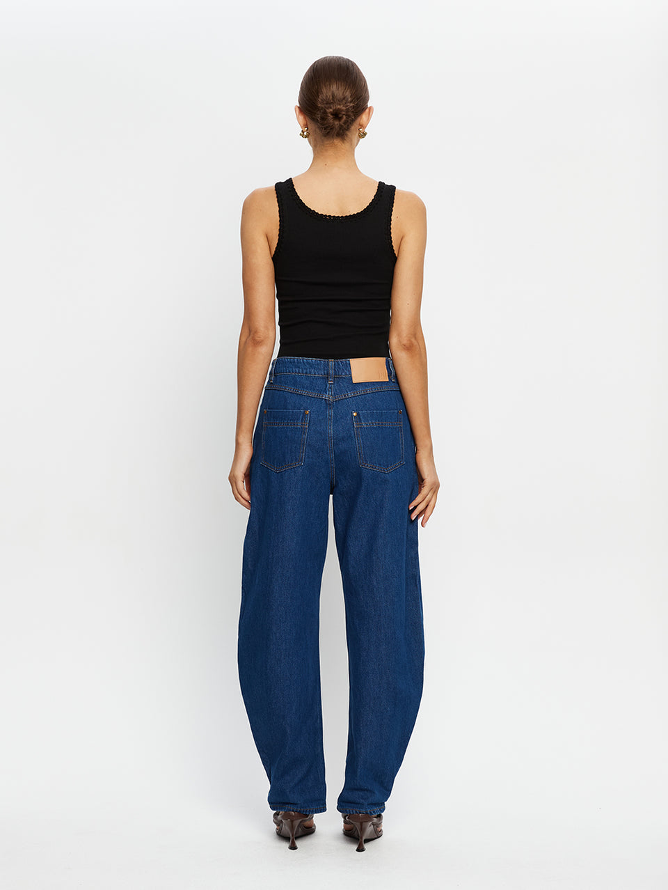 Tallulah Scoop Tank - Black