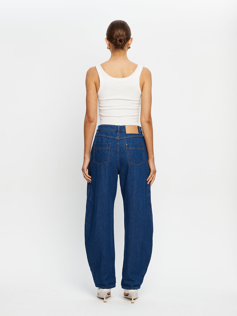 Tallulah Scoop Tank White