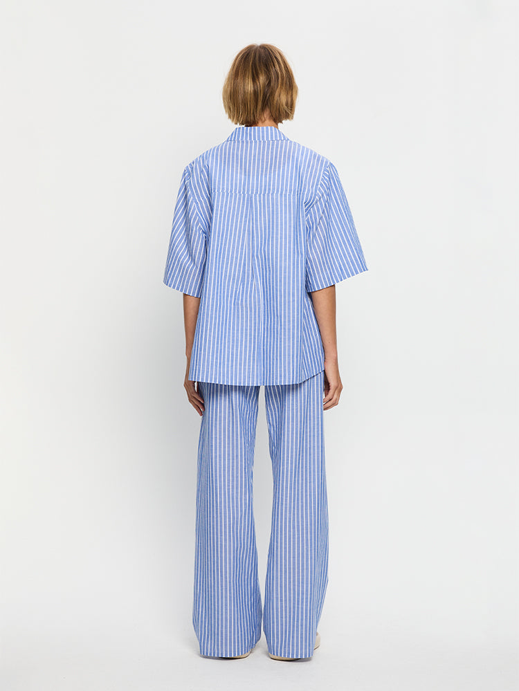 Elara Pant - Ocean Stripe