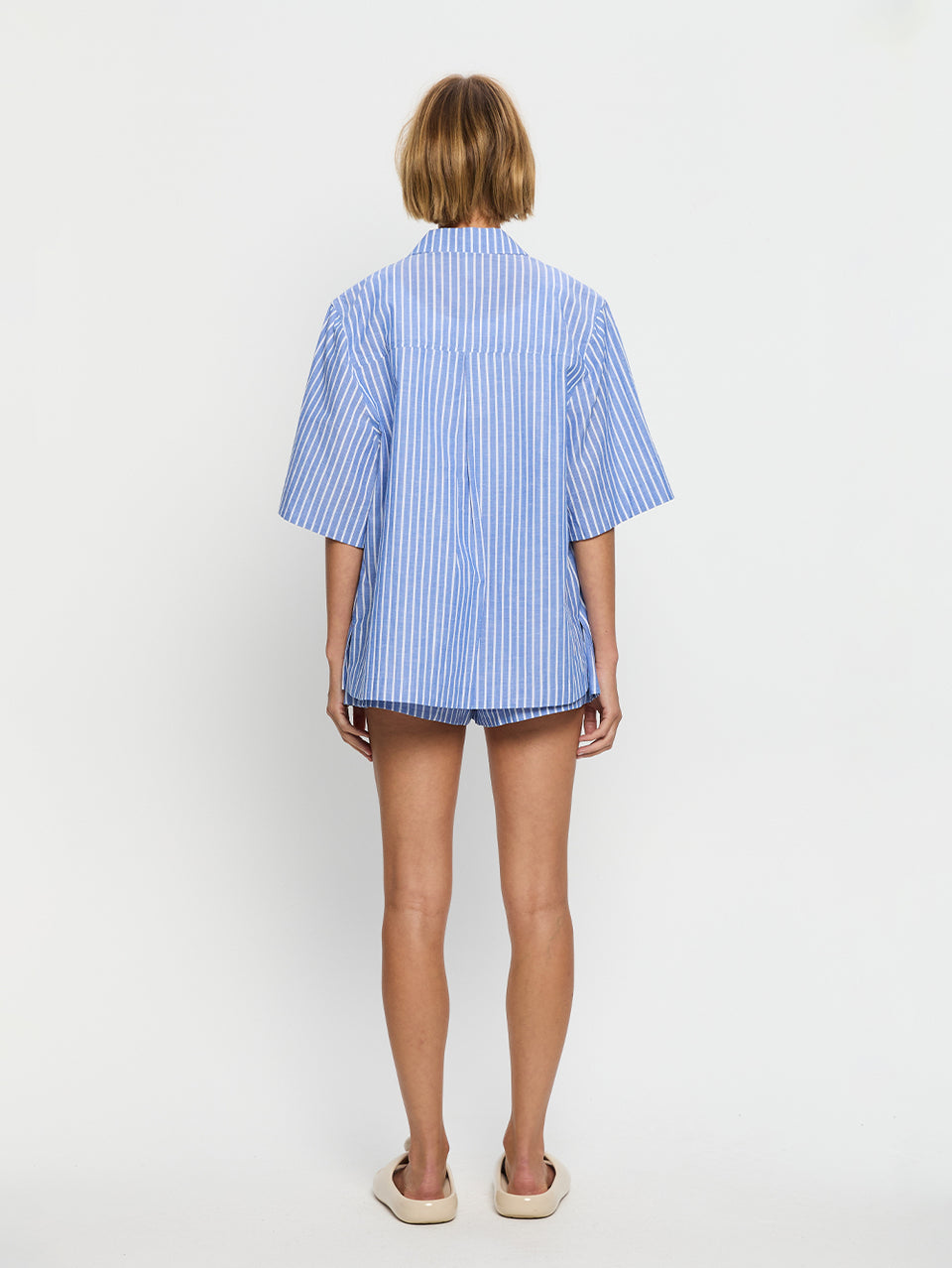 Elara Shirt - Ocean Stripe