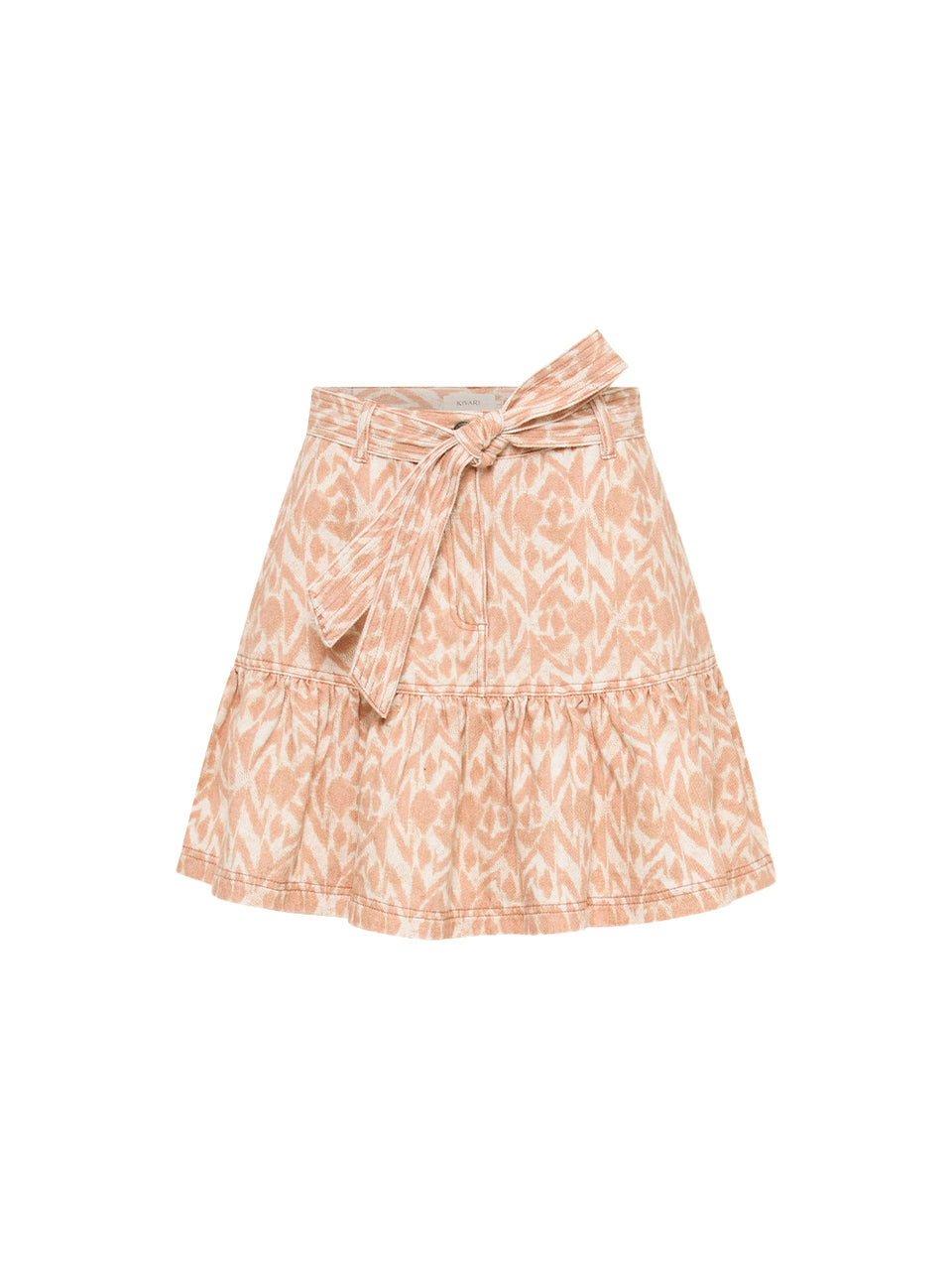 Elisa Mini Skirt KIVARI | Ikat print mini skirt