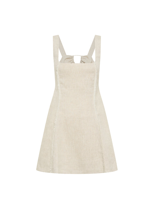 KIDS STRAPPY MINI DRESS WITH TIE FRONT ESPAÑA NIRVANA main image 1