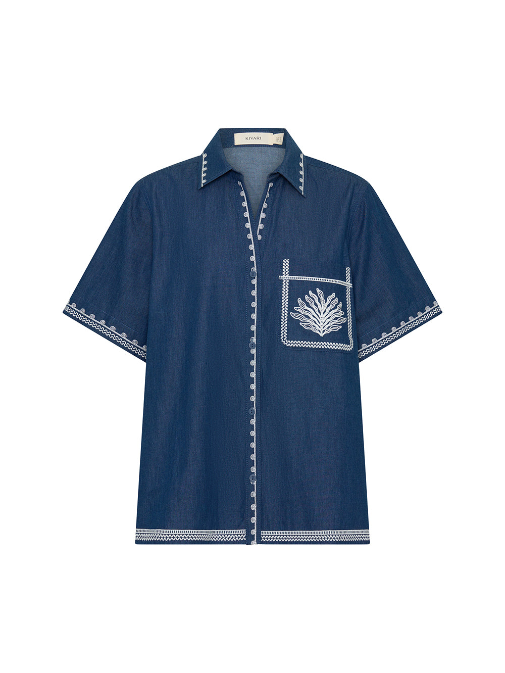 Emile Chambray Shirt | Blue Chambray Shirt - KIVARI – KIVARI