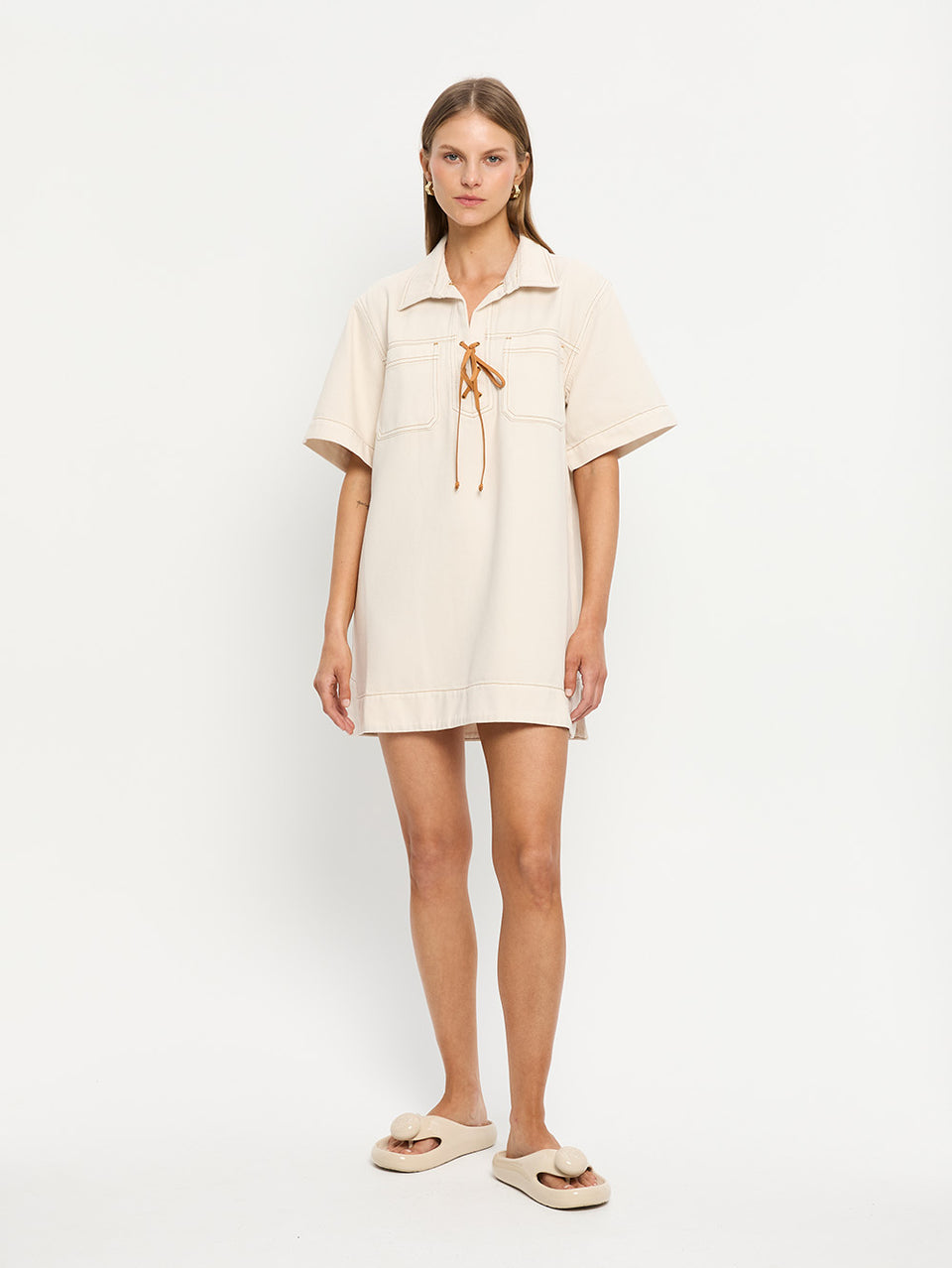Evie Denim Mini Dress Evie Denim Mini Dress