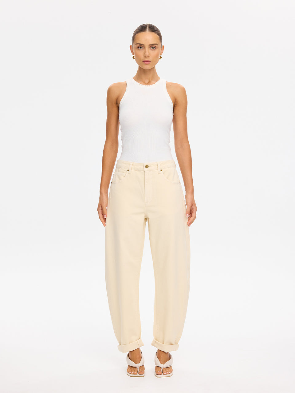 Evita Denim Barrel Jean