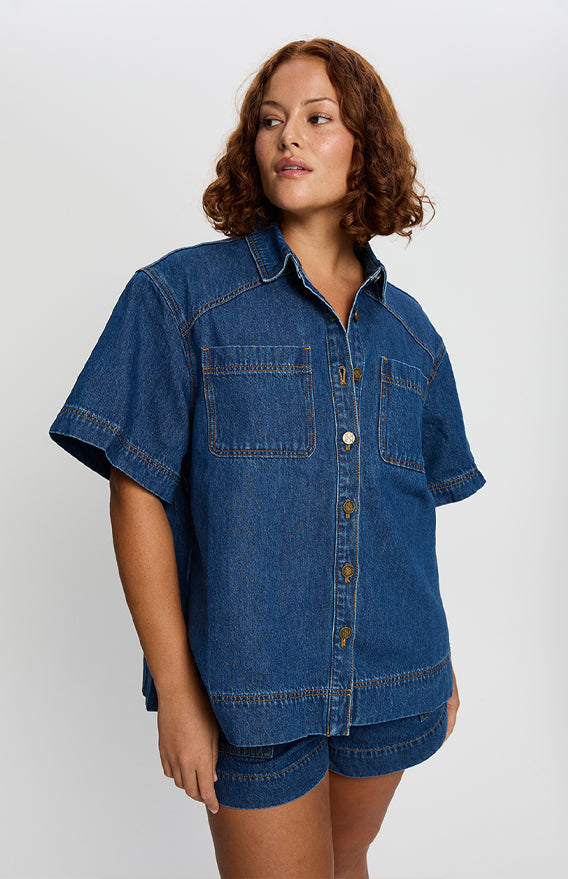 Paloma Denim Shirt - Indigo